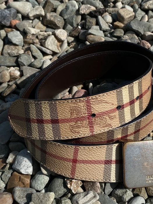 burberry nova check belt