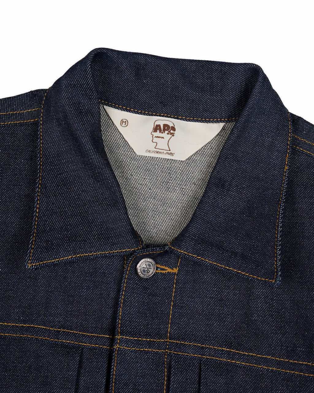 A.P.C. × Brain Dead Brain Dead x A.P.C. Selvedge Trucker Jacket - Indigo Size US S / EU 44-46 / 1 - 9 Thumbnail
