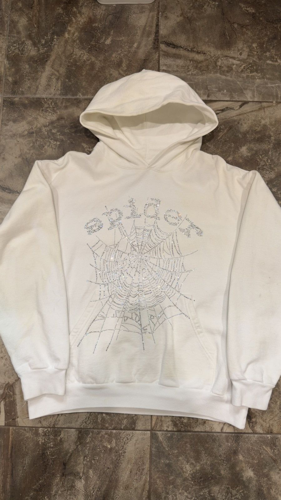 Sp5der OG Sp5der Rhinestone hoodie Size US XL / EU 56 / 4 - 1 Thumbnail