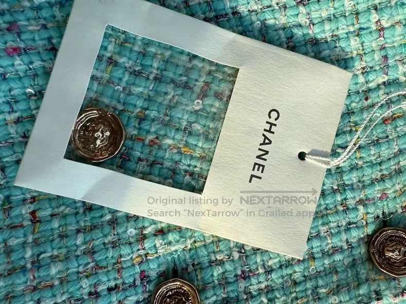 Chanel Chanel West Lake Blue Coat Size XS / US 0-2 / IT 36-38 - 4 Thumbnail
