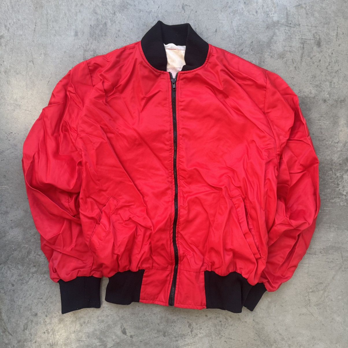 Vintage Vintage 80s Satin embroidered Stick Games Jacket Size US L / EU 52-54 / 3 - 1 Thumbnail