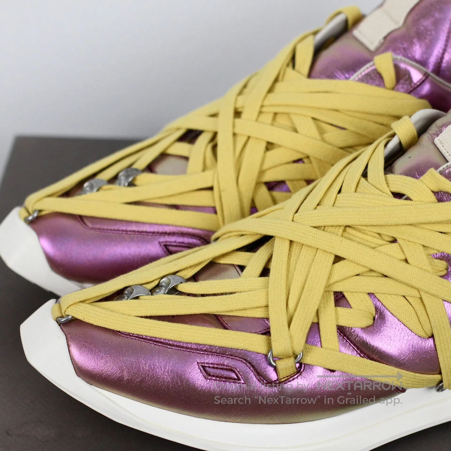 Rick Owens rick owens runner laser strap sneakers. Size US 9.5 / EU 42-43 - 4 Thumbnail