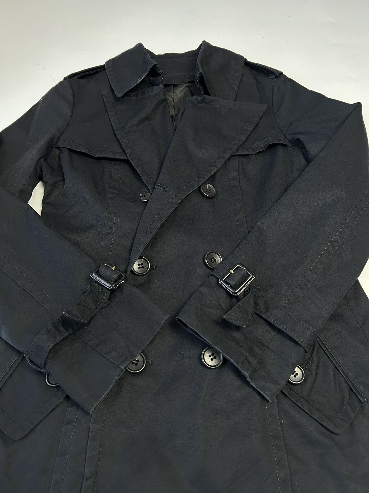 Japanese Brand × Uniqlo UNIQLO DOUBLE BREAST COTTON TRENCH COAT Size M / US 6-8 / IT 42-44 - 2 Thumbnail