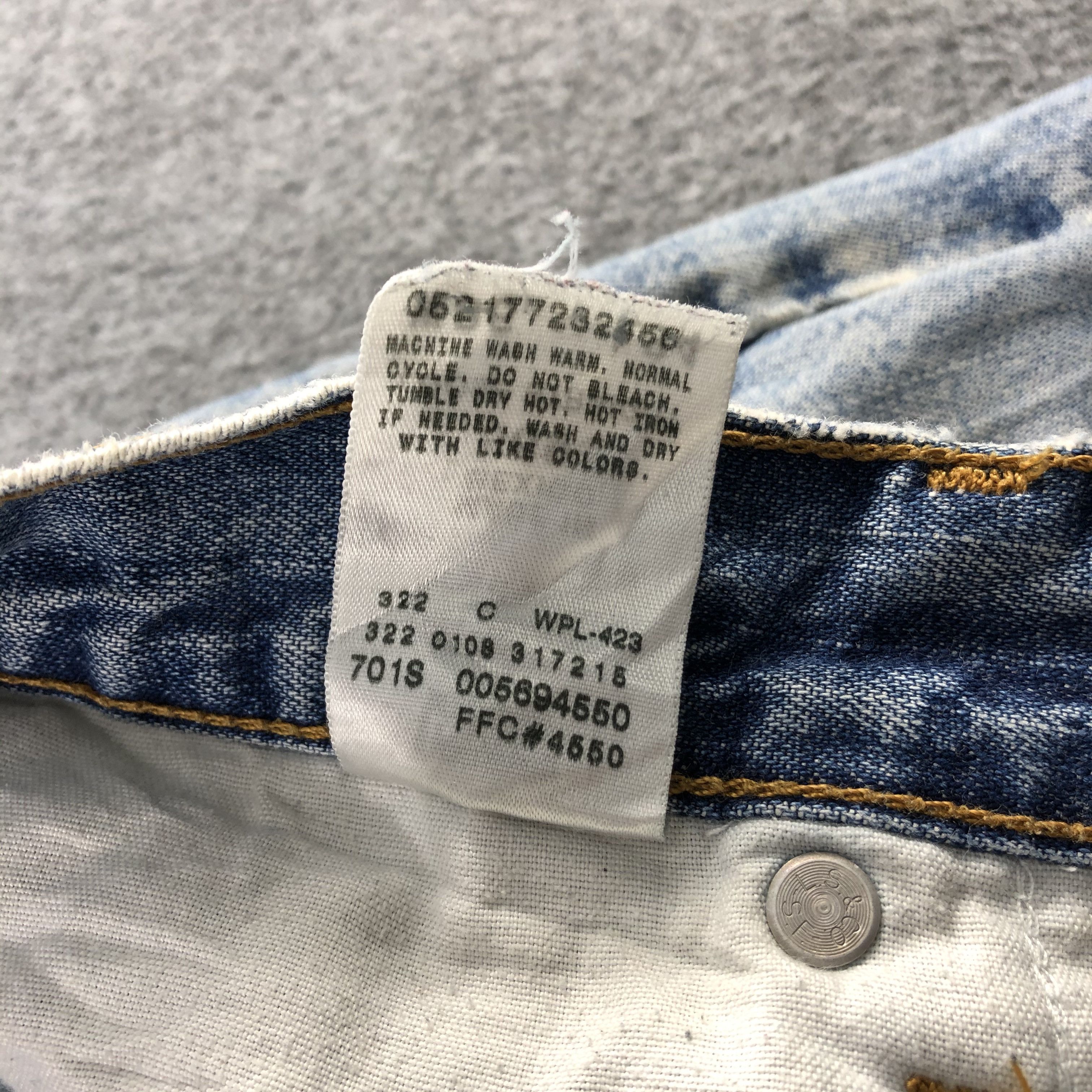 Levi's Stone Washed Vintage Levis 569 Jeans Distressed Denim-J1000 Size US 38 / EU 54 - 12 Thumbnail