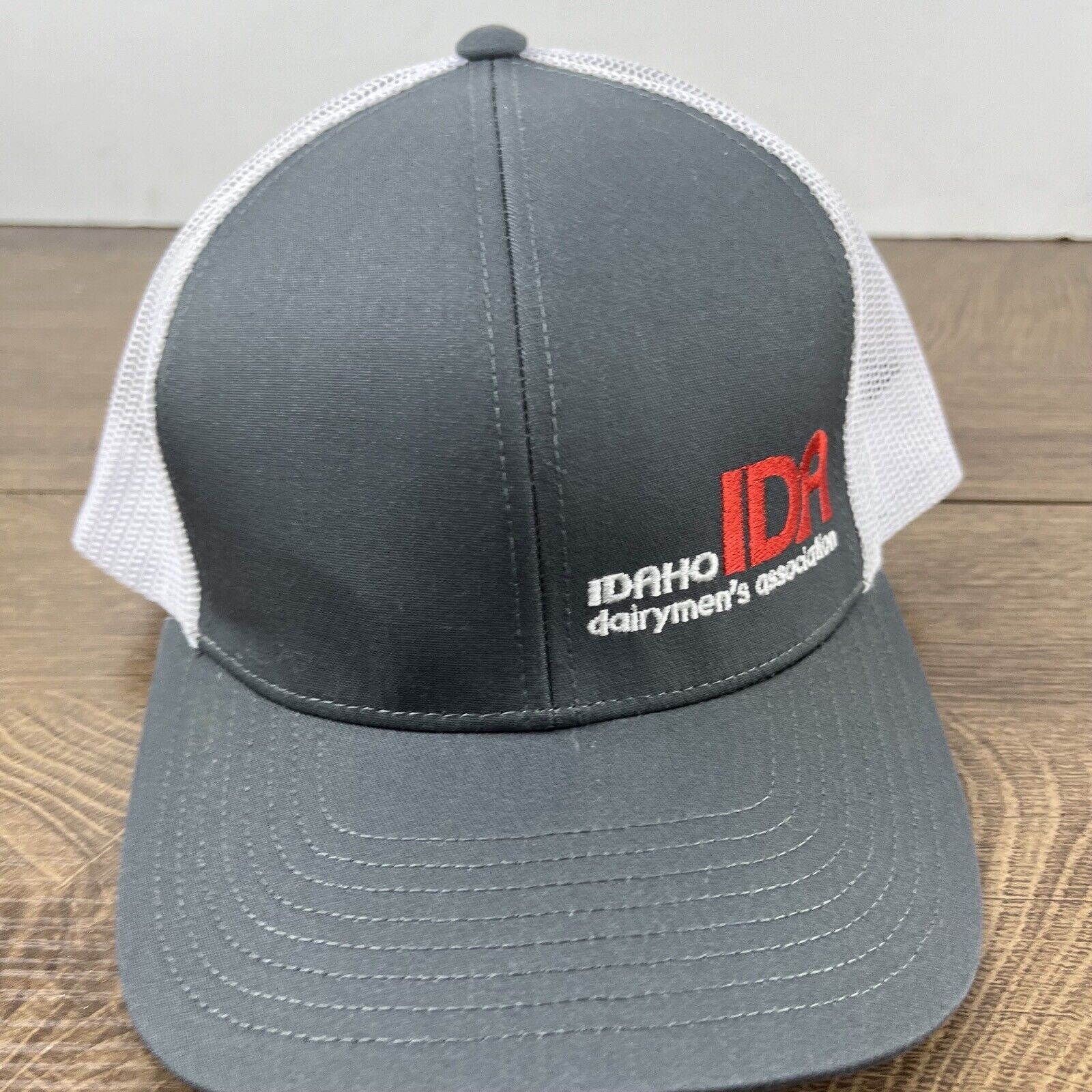 Other Idaho Dairymens Hat IDA Snapback Hat Gray Adjustable Hat Adu Size ONE SIZE - 5 Thumbnail