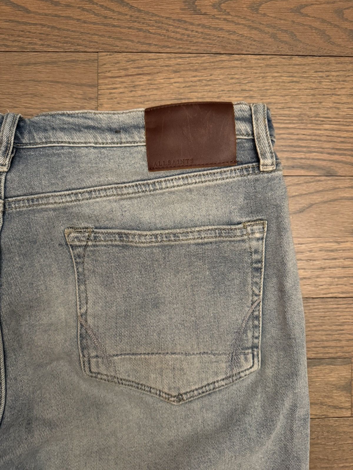 Allsaints Allsaints Light Wash Distressed Jack Jeans Size US 34 / EU 50 - 5 Thumbnail