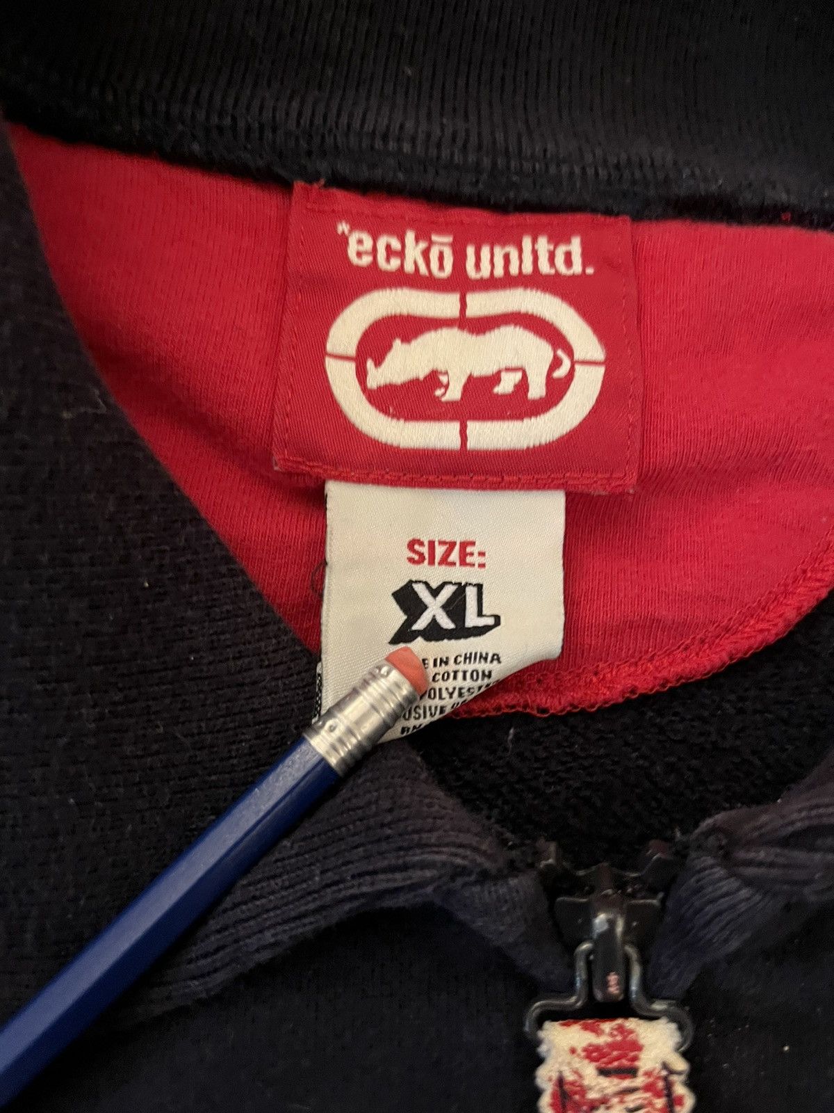 Ecko Unltd. × Vintage Y2K Ecko Unltd spell out sweatshirt Size US XL / EU 56 / 4 - 3 Thumbnail