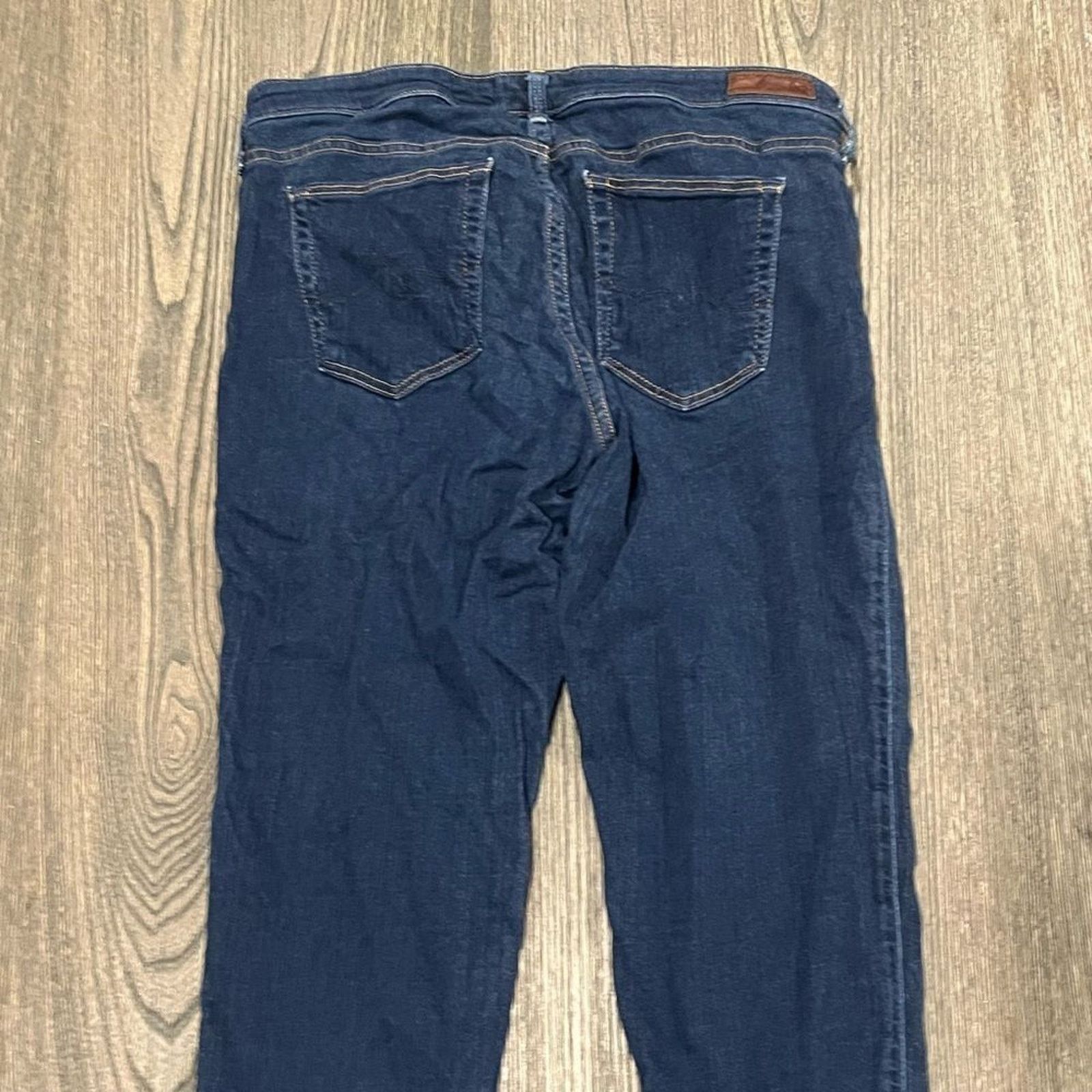 Vintage Adriana Goldsmith Womens Skinny Jeans Stretch Denim Size 32R Size 32" / US 10 / IT 46 - 8 Thumbnail