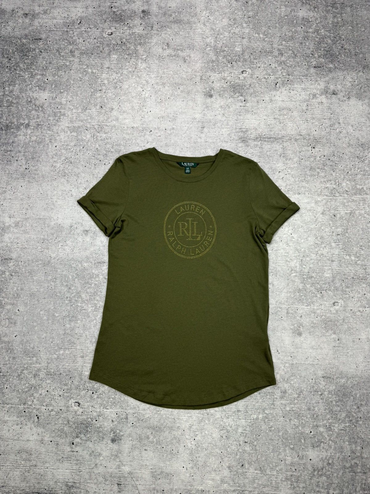 Polo Ralph Lauren × Vintage Vintage Lauren Ralph Lauren Women Big Logo Casual T-Shirt Size S / US 4 / IT 40 - 1 Thumbnail