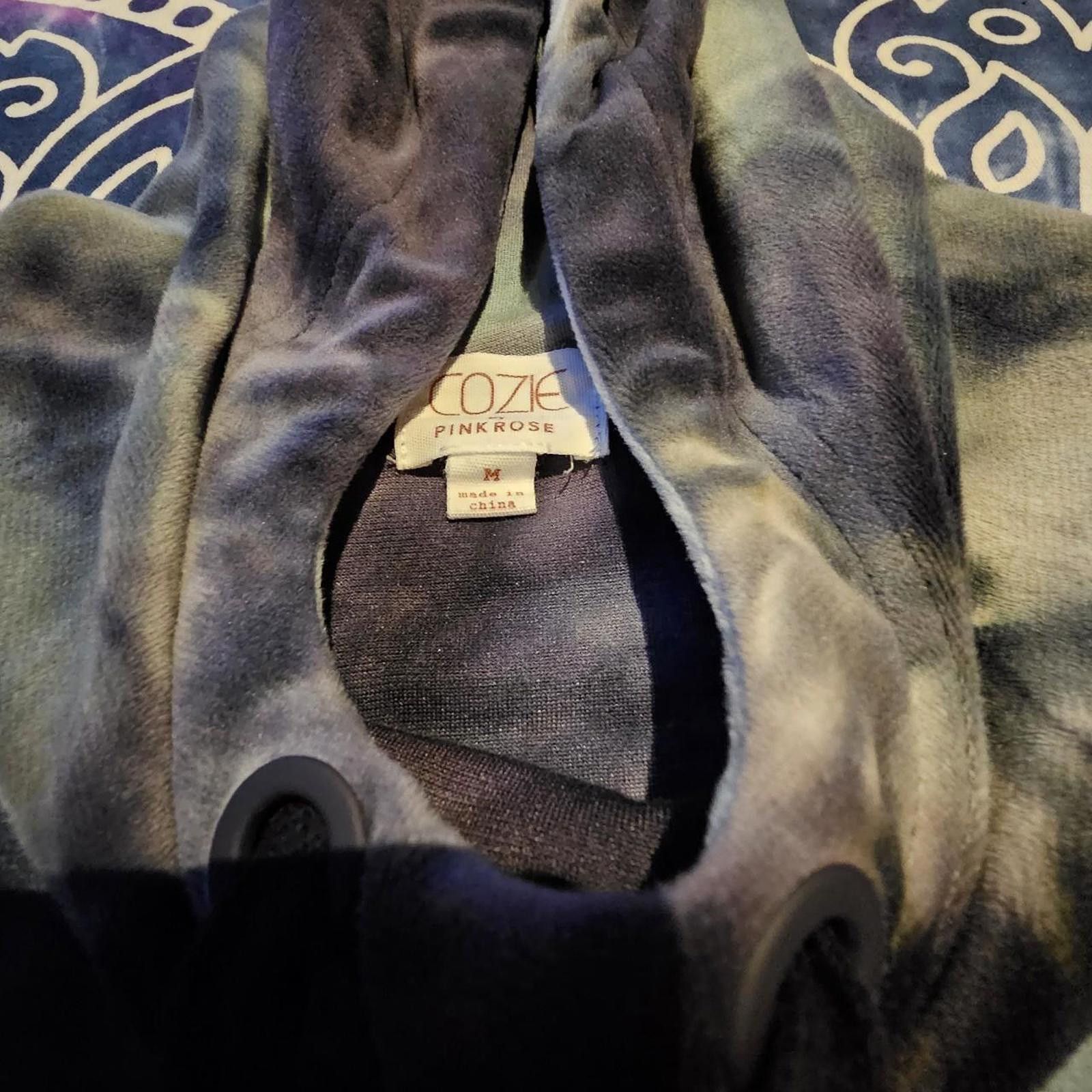Designer Women's Tie-Dye Cozie by Pink Rose Sweatshirt Size M / US 6-8 / IT 42-44 - 6 Thumbnail