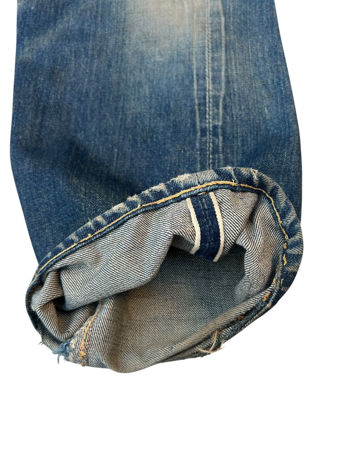Levi's 60s 70s Levi’s 501 Big E Rust Dirty Mud Denim Selvedge Jeans Size US 32 / EU 48 - 15 Thumbnail