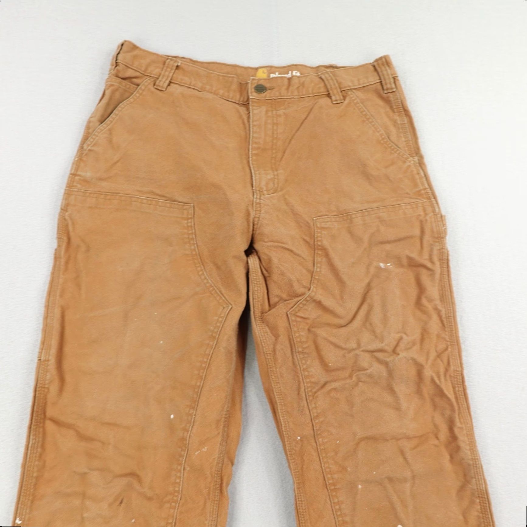Carhartt VINTAGE Carhartt Work Pants Mens 36x36 Relaxed Fit Brown Cotton Spandex Canvas Carpenter Durable Trousers Size US 36 / EU 52 - 2 Thumbnail