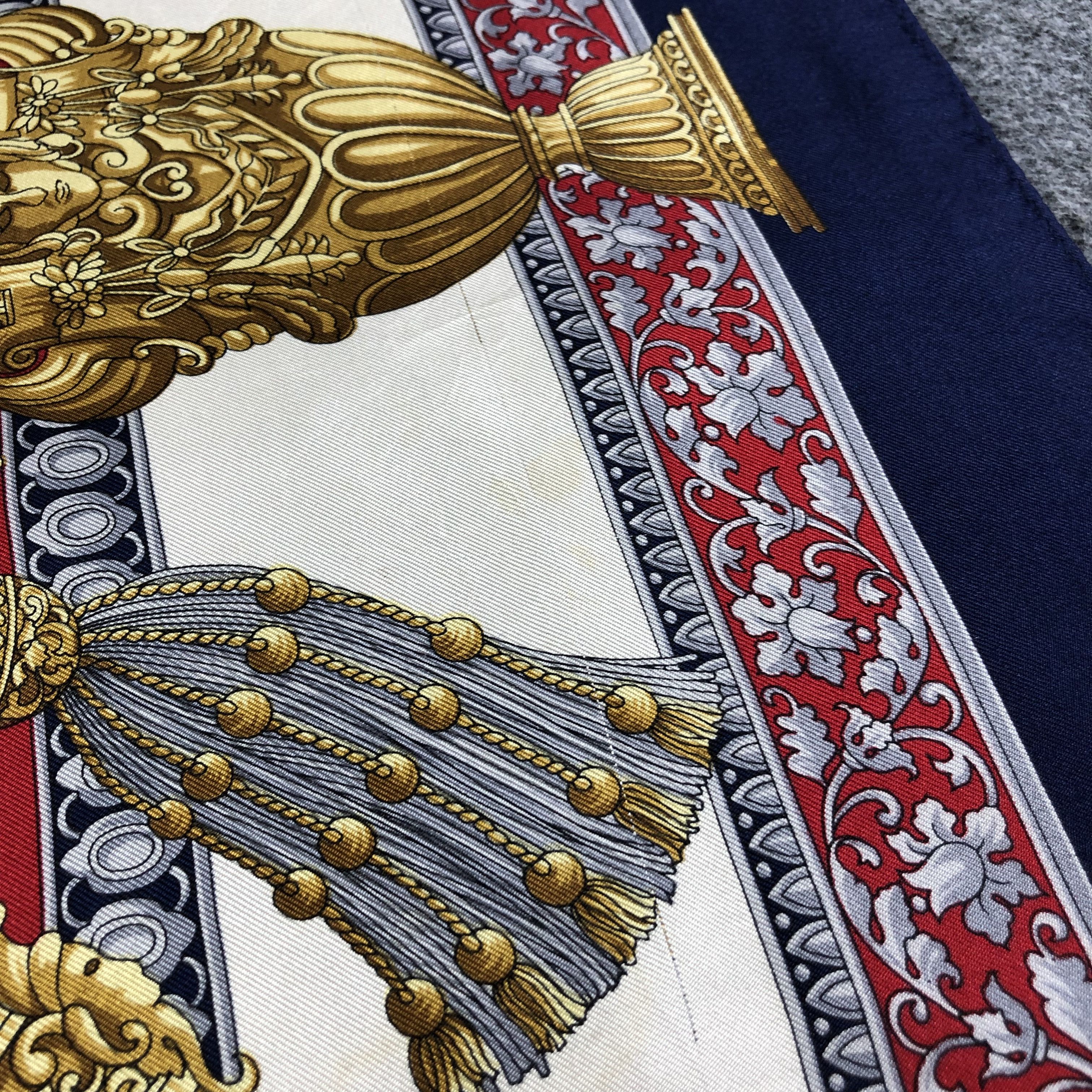 Vintage Luxury Design Silk Scarf M558 Size ONE SIZE - 11 Thumbnail