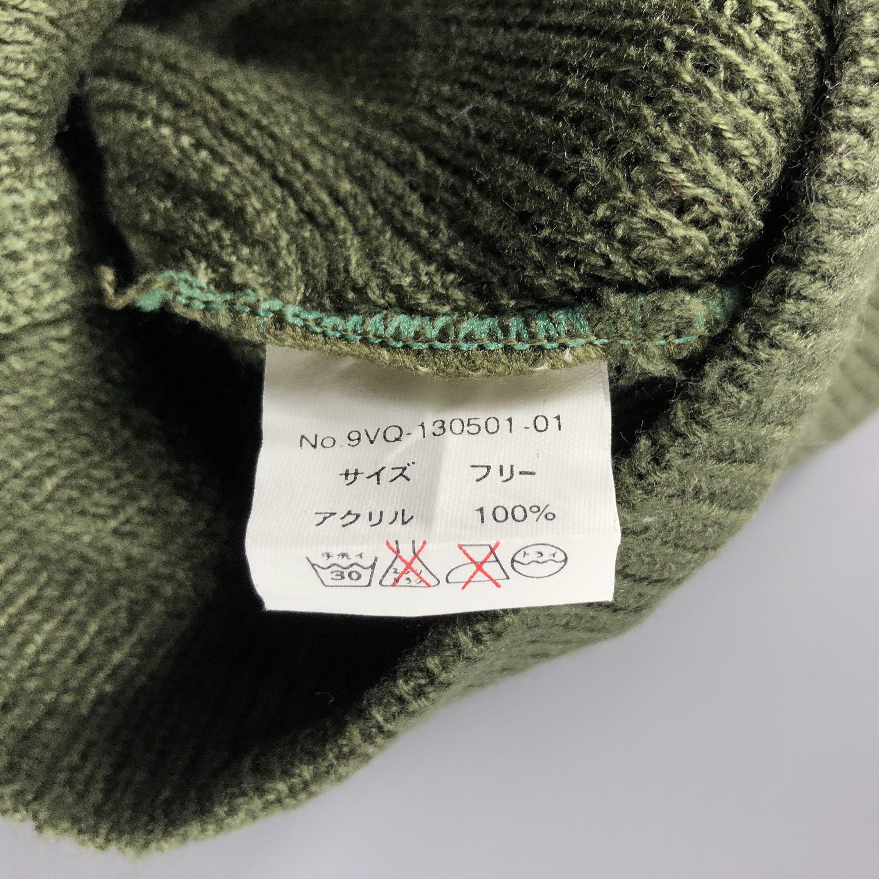 Japanese Brand × Vintage Japanese Brand Stripe Beanie Snow Hat Snow Cap -D1183 Size ONE SIZE - 5 Thumbnail