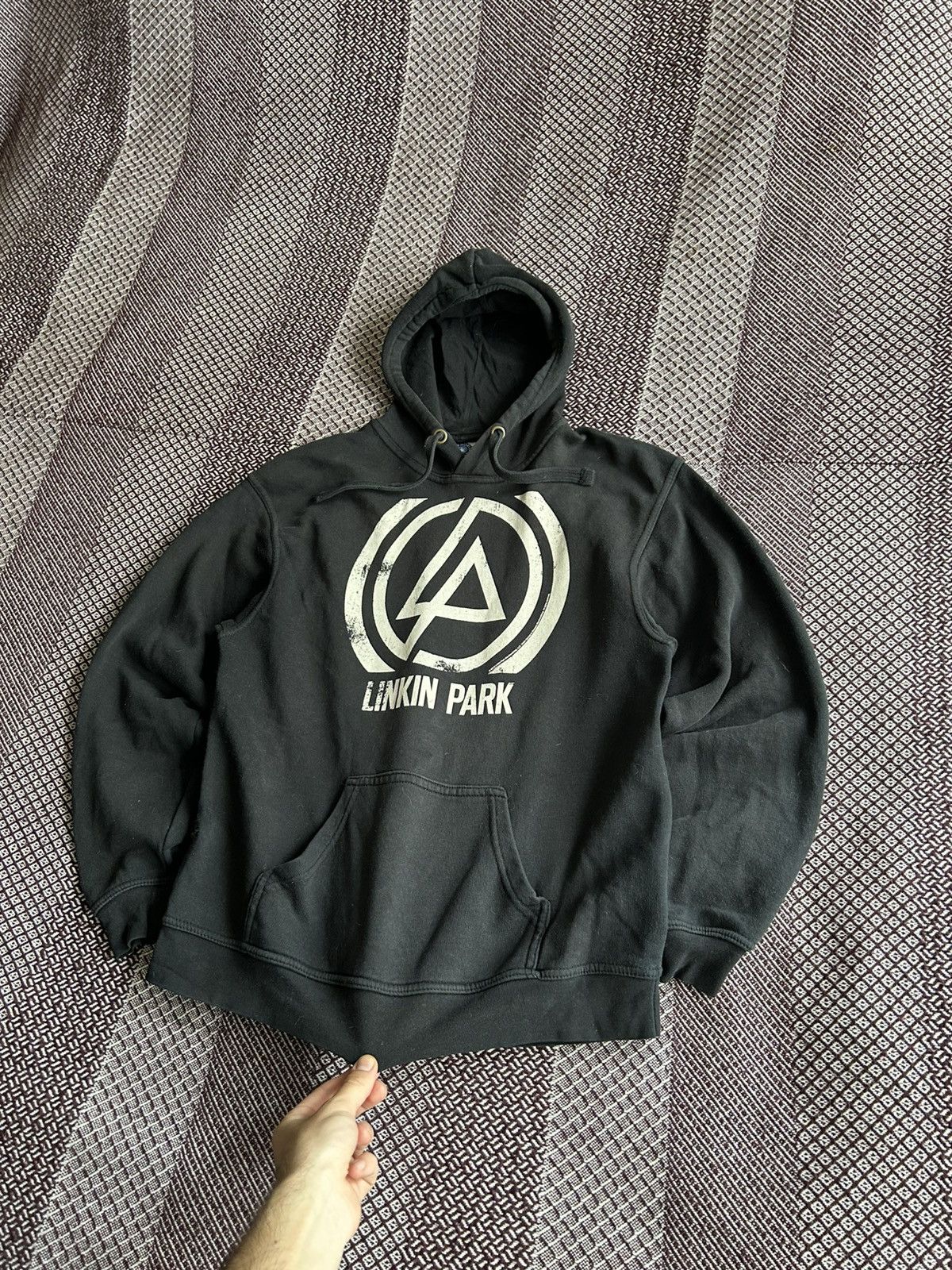 Band Tees × Vintage Linkin Park Vintage Hoodie 2012 Copyright Rock Streetwear M Size US M / EU 48-50 / 2 - 2 Thumbnail