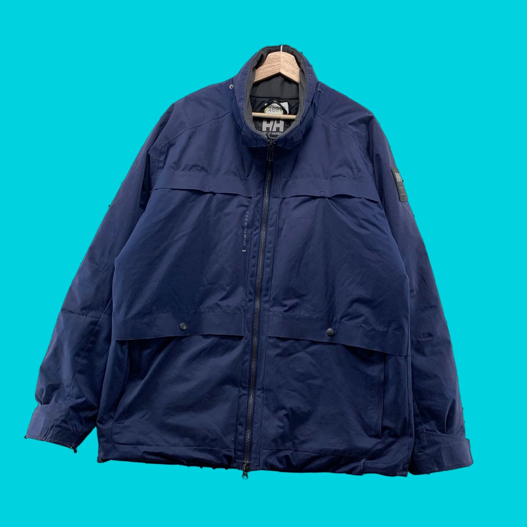 Helly Hansen Helly Hansen Jacket Mens XL Blue Primaloft Softshell