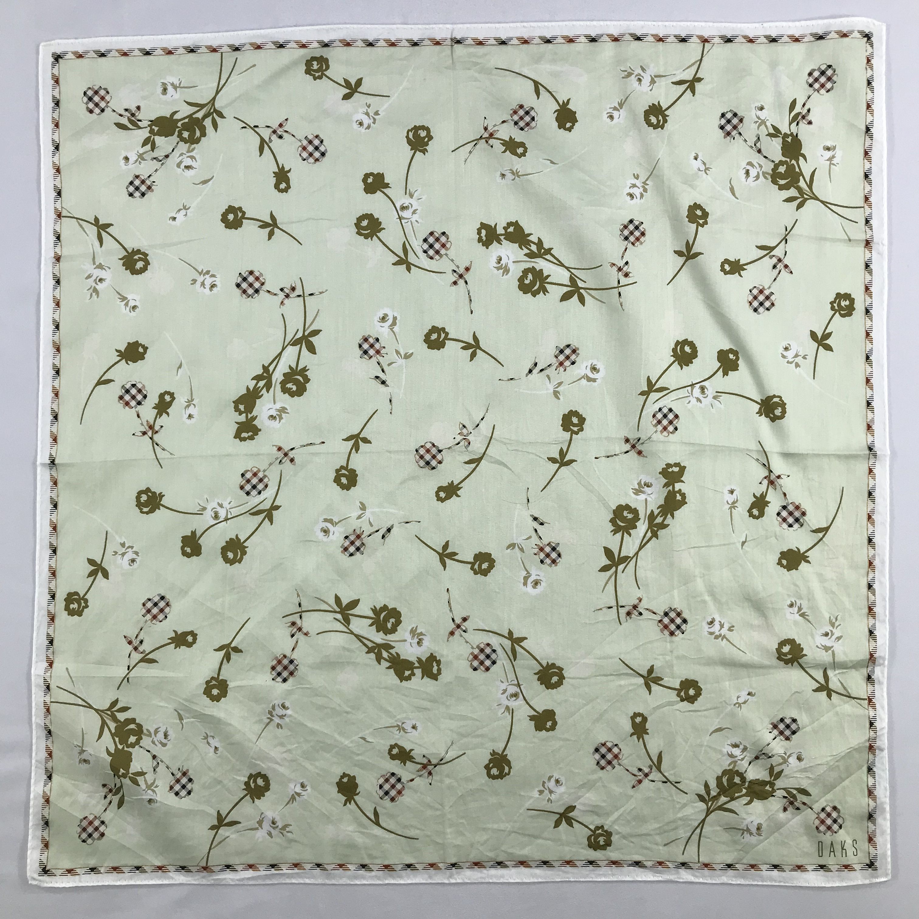 DAKS × Vintage Daks London Bandana / Handkerchief / Neckerchief -S2712 Size ONE SIZE - 1 Thumbnail