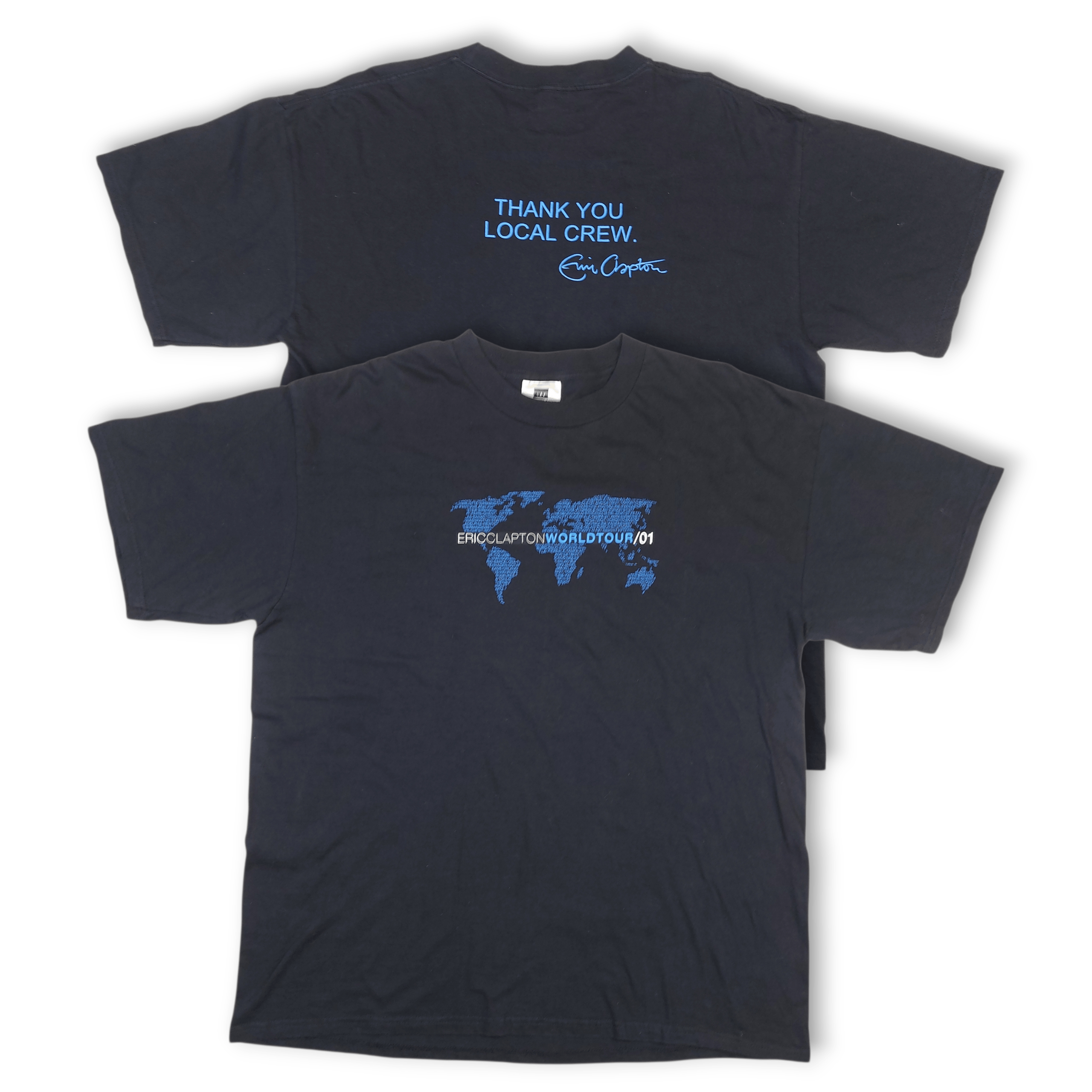 Band Tees Vintage 2001 Eric Clapton World Tour Local Crew TEE Size US XL / EU 56 / 4 - 1 Thumbnail