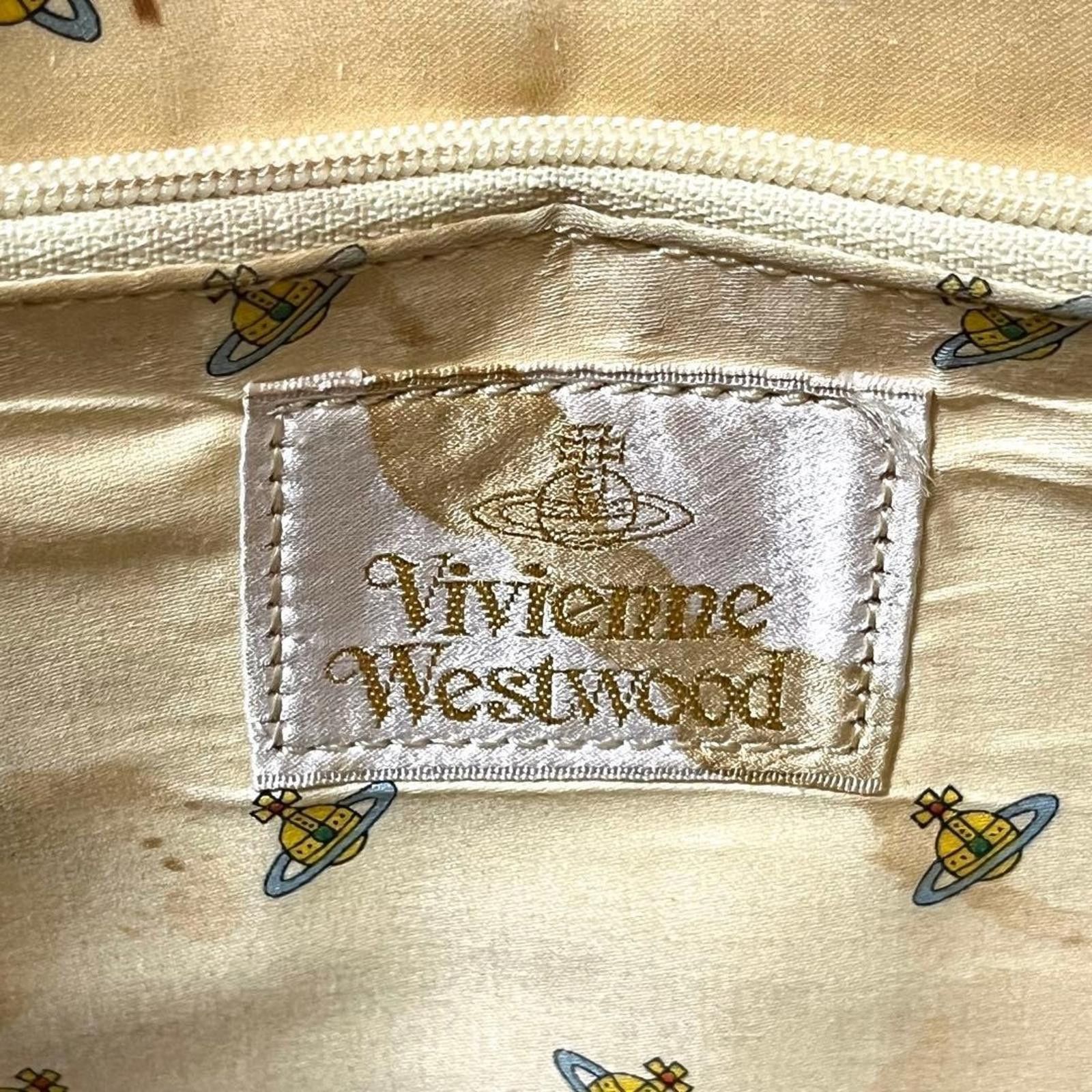 Vivienne Westwood Vivienne Westwood - Black Leather Large Tote Bag Size ONE SIZE - 9 Thumbnail