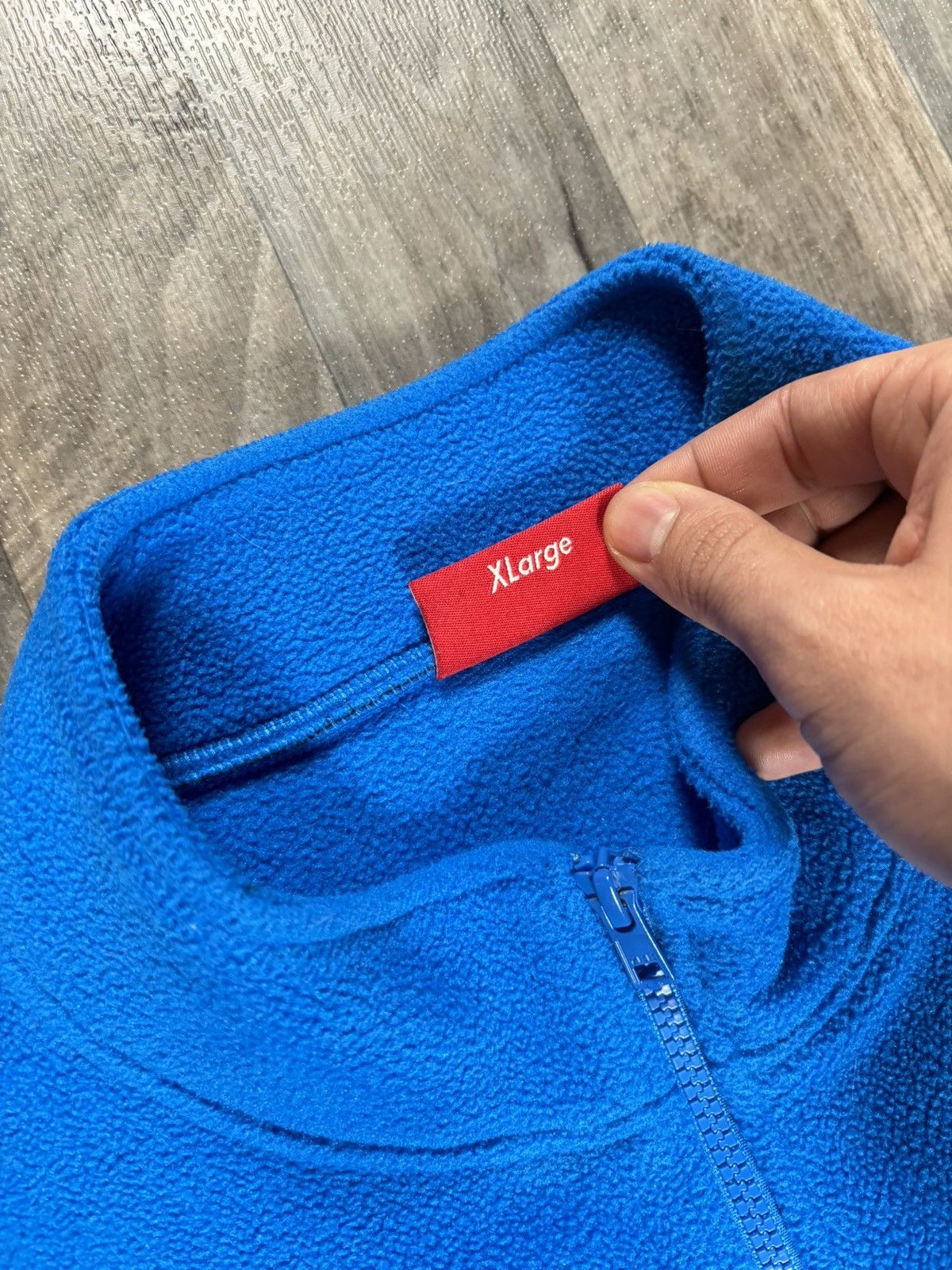 Supreme Supreme Polartec Half Zip Pullover Blue Size US XL / EU 56 / 4 - 6 Thumbnail