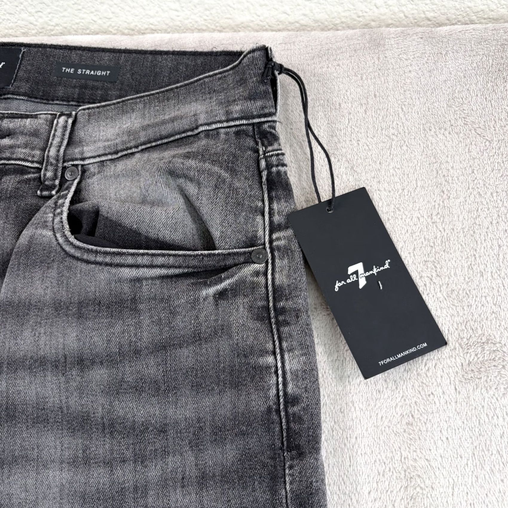 7 For All Mankind VINTAGE? The Straight Half Step Airweft Japanese Fabric Men 32x32 NWT 7 For All Mankind Size US 32 / EU 48 - 5 Thumbnail