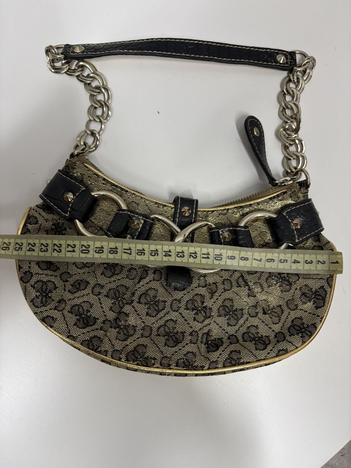 Guess Archive Guess Gold Metal y2k Baguette Shoulder Mini Bag Size ONE SIZE - 23 Thumbnail