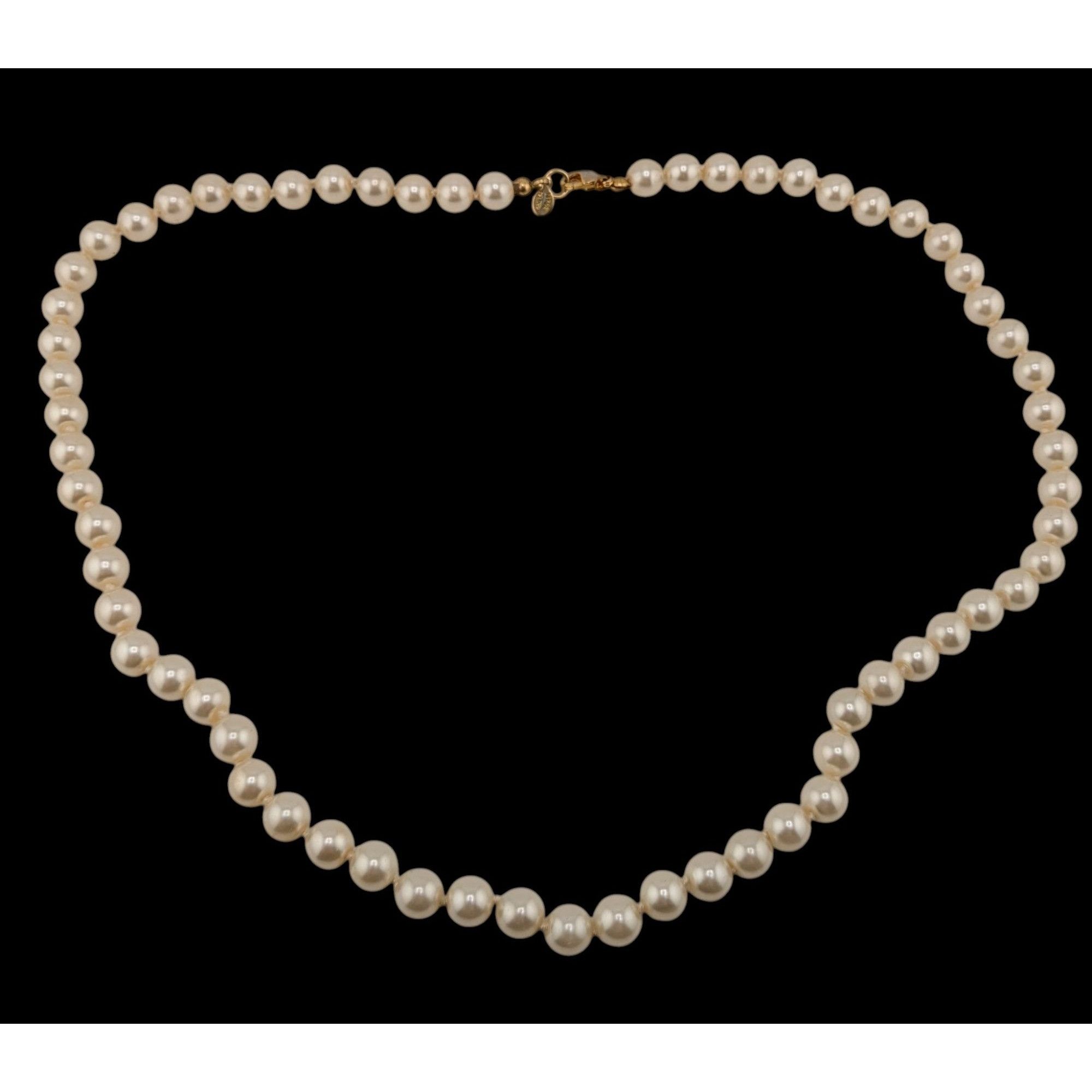 Other Vintage 1960s WLIND Faux Pearl Necklace With 14K Gold Electr Size ONE SIZE - 4 Thumbnail