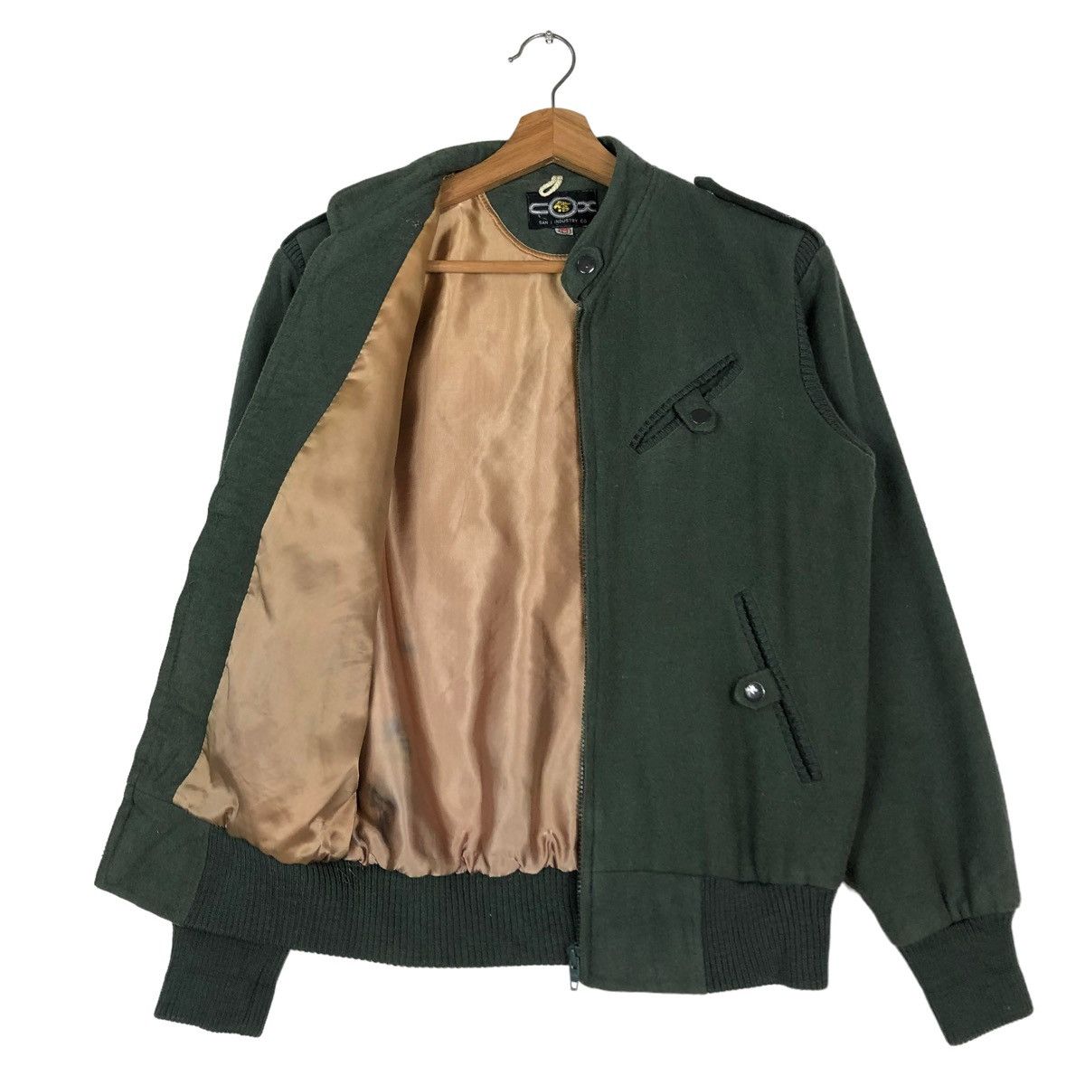 Japanese Brand 🔥VINTAGE BOMBER JACKET MILITARY DESIGN COX JAPAN Size US M / EU 48-50 / 2 - 11 Thumbnail