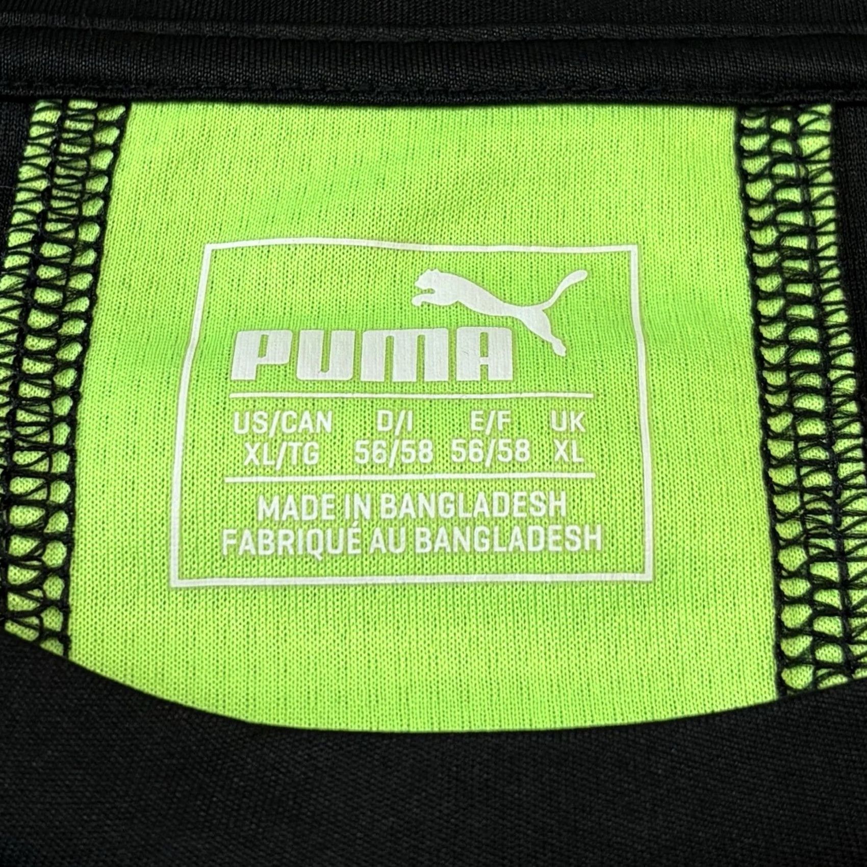 Puma PUMA IT evoTRG training t-shirt XL mens top black green Dry Cell Sports Vgc Size US XL / EU 56 / 4 - 7 Thumbnail