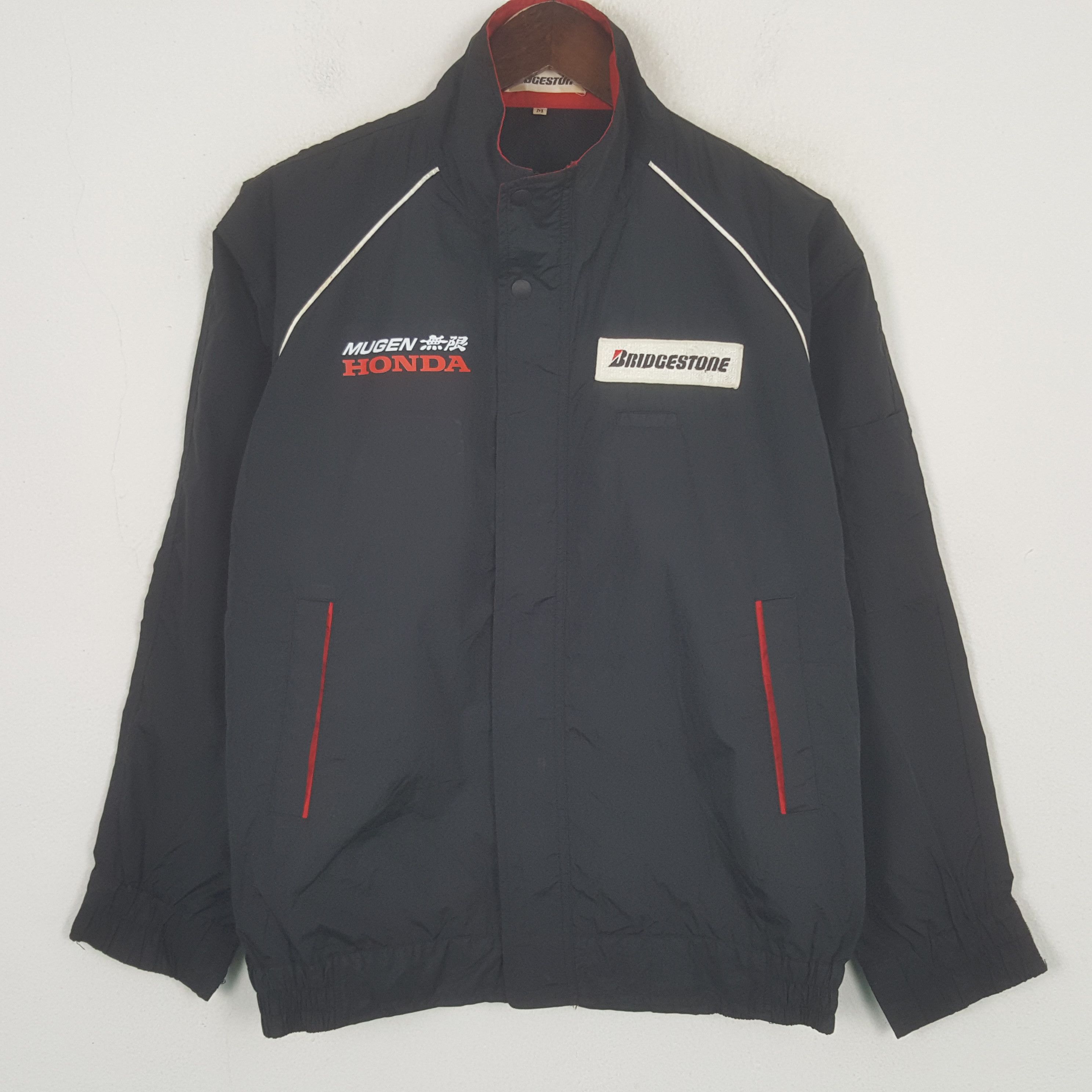 Japanese Brand Vintage Bridgestone x Custom Mugen Honda Windbreaker Jacket Size US M / EU 48-50 / 2 - 3 Thumbnail