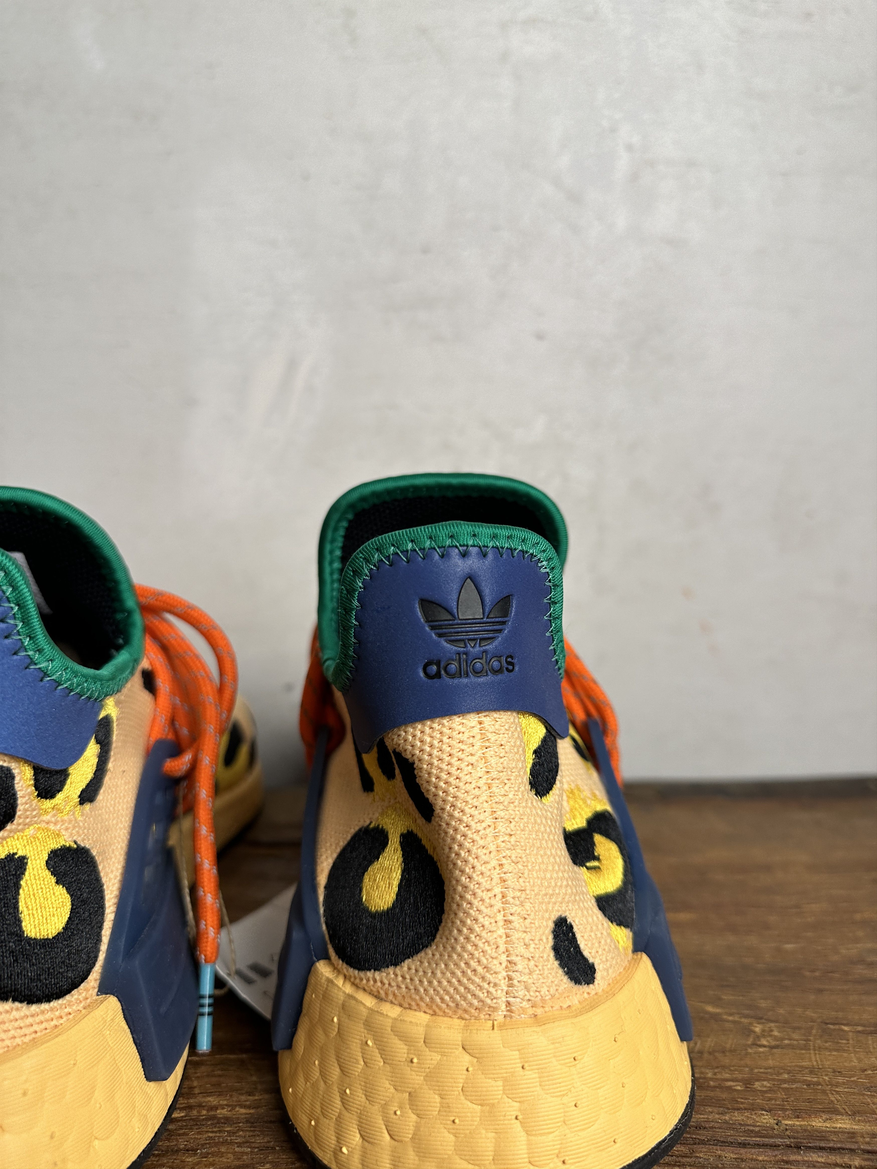 Adidas Adidas x Pharrell HU NMD Animal Print Sneakers Size US 11 / EU 44 - 8 Thumbnail