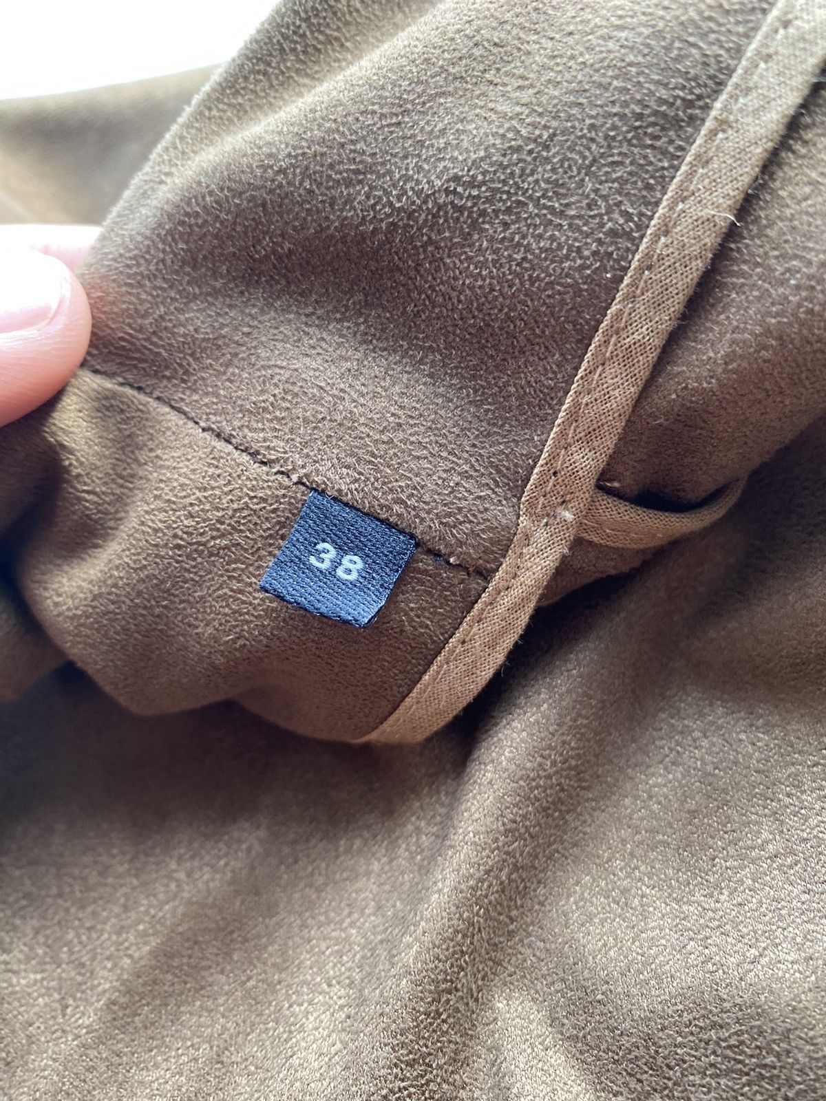 Designer × The Kooples 195£ RRP The Kooples Suede Blazer Coat Womens 38 size Size XS / US 0-2 / IT 36-38 - 7 Thumbnail