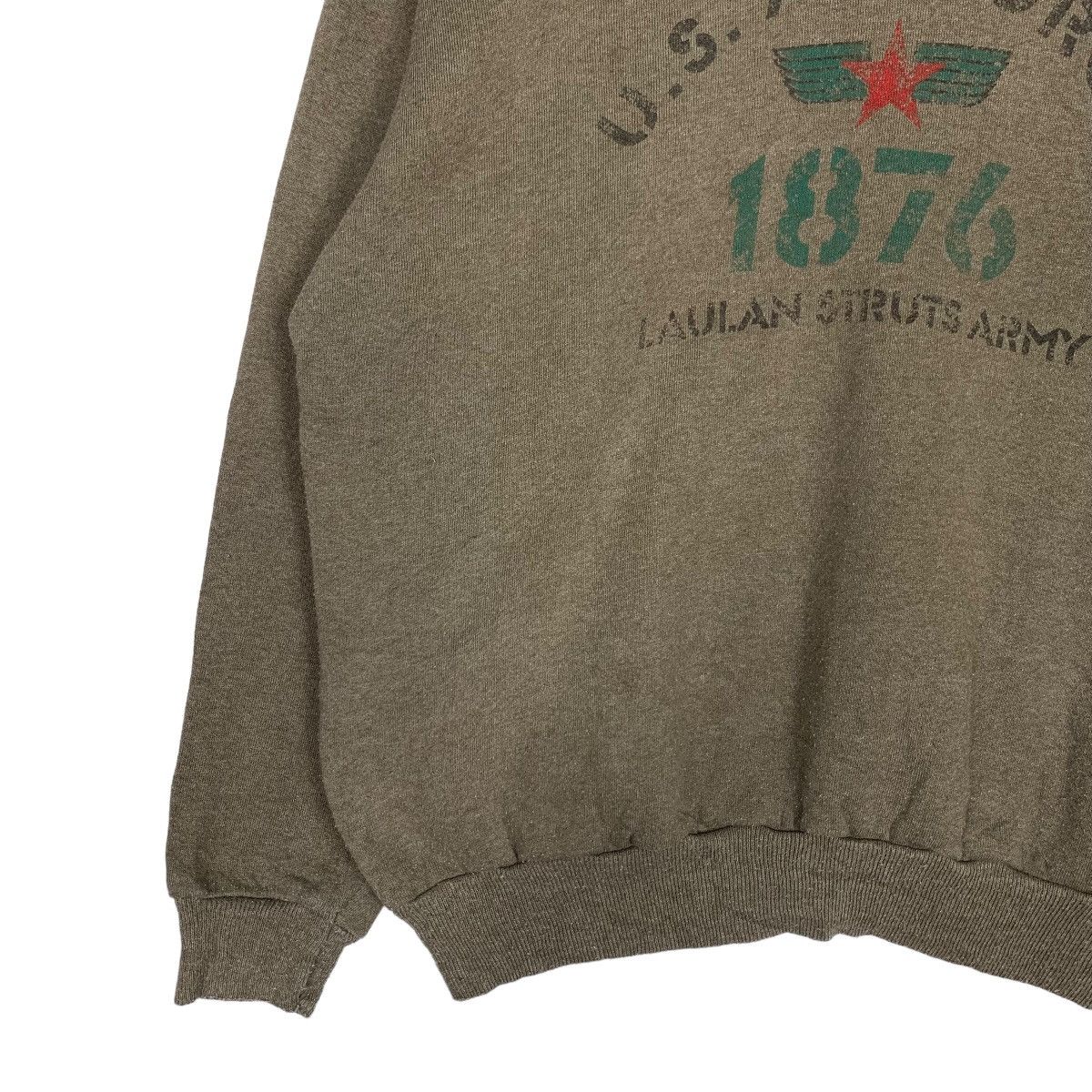 Vintage USAF Laulan Struts Army Big Logo Sweatshirts #0766-C35 Size US M / EU 48-50 / 2 - 5 Thumbnail