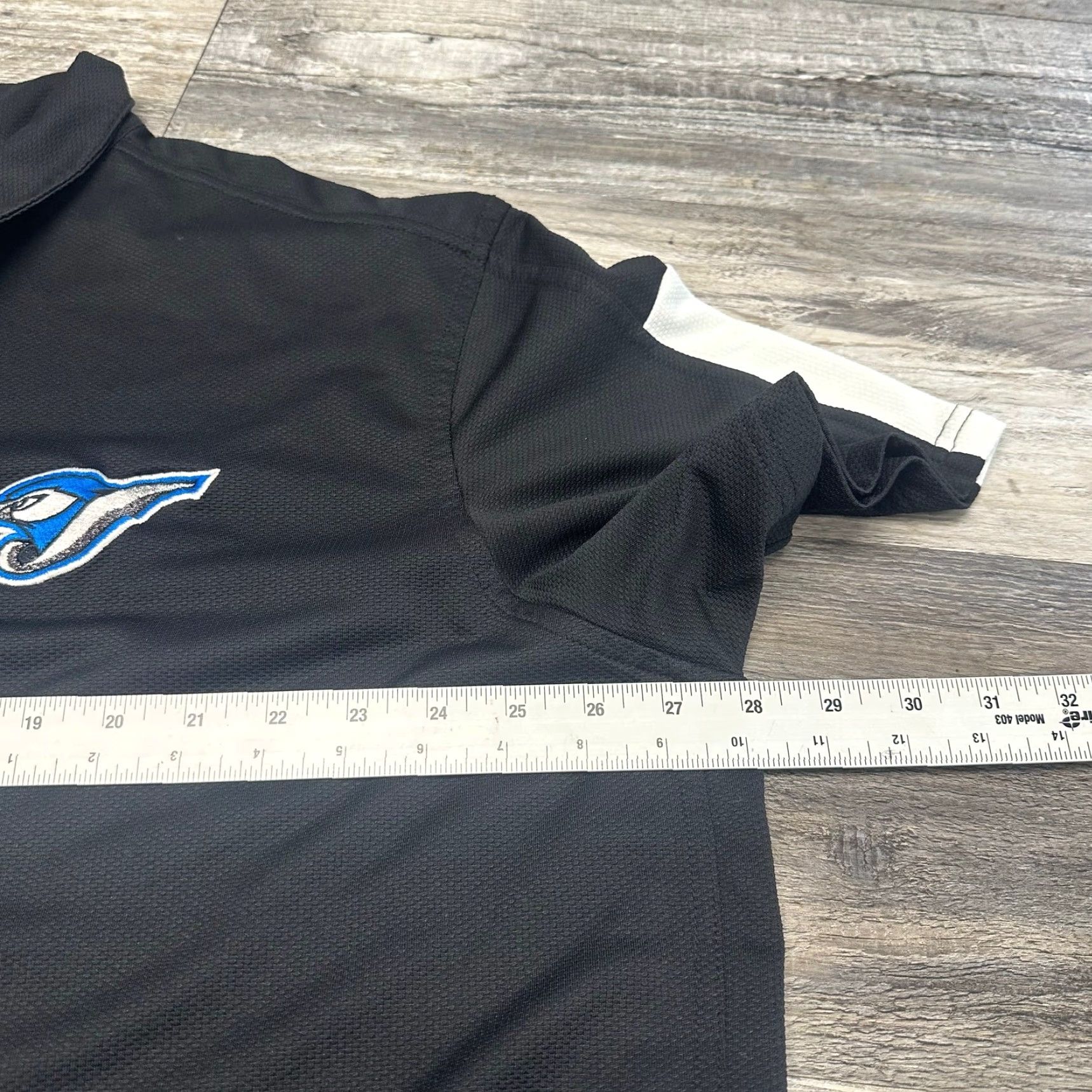 Nike VINTAGE Nike Dri Fit MLB Toronto Blue Jays Black Mens 3XL Swoosh Performance Polo Shirt Size US XXL / EU 58 / 5 - 6 Thumbnail