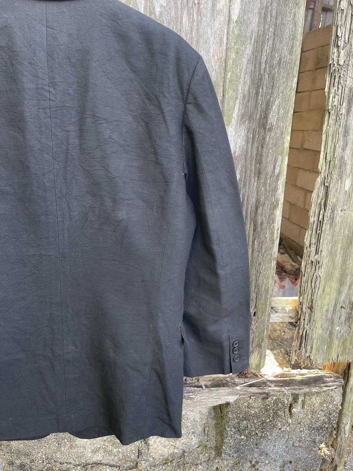 Issey Miyake Issey Miyake Men S/S 2001 Black Blazer Size L Japan Size US L / EU 52-54 / 3 - 15 Thumbnail