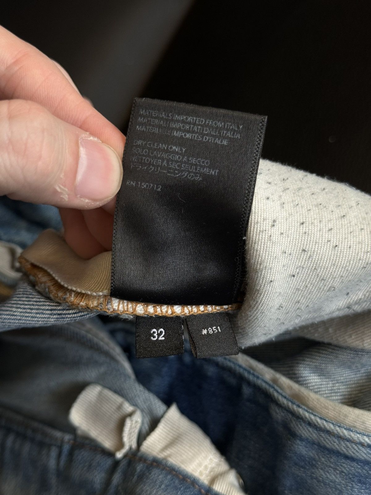 Amiri Amiri Distressed Blue Jeans Size 32 Size US 32 / EU 48 - 13 Thumbnail