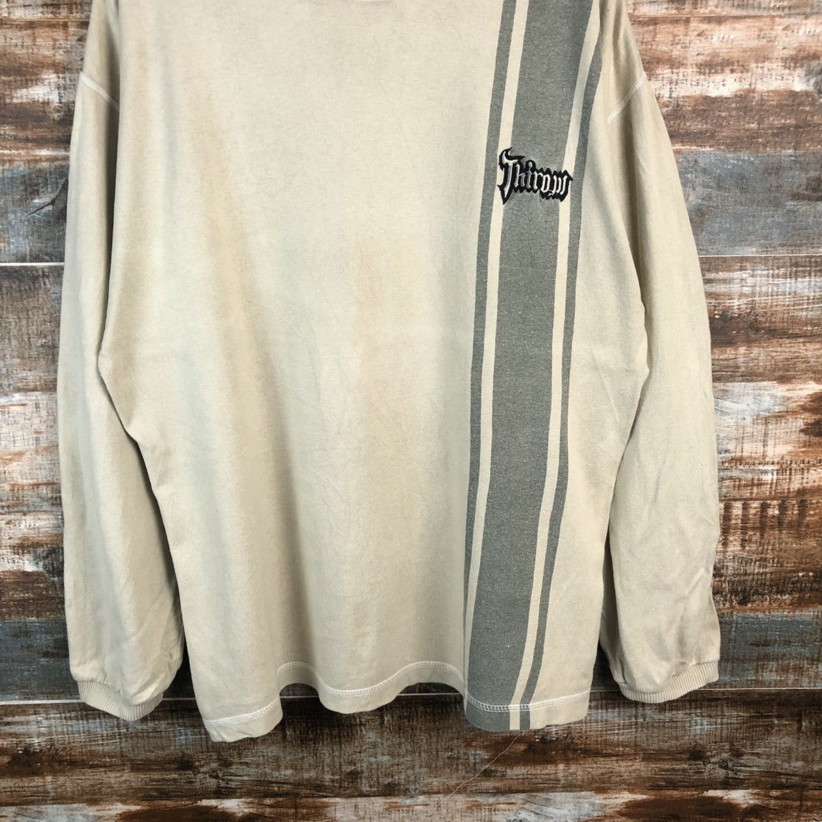 Japanese Brand Third Wave Grey sweatshirt vintage #A1938 Size US XL / EU 56 / 4 - 6 Thumbnail