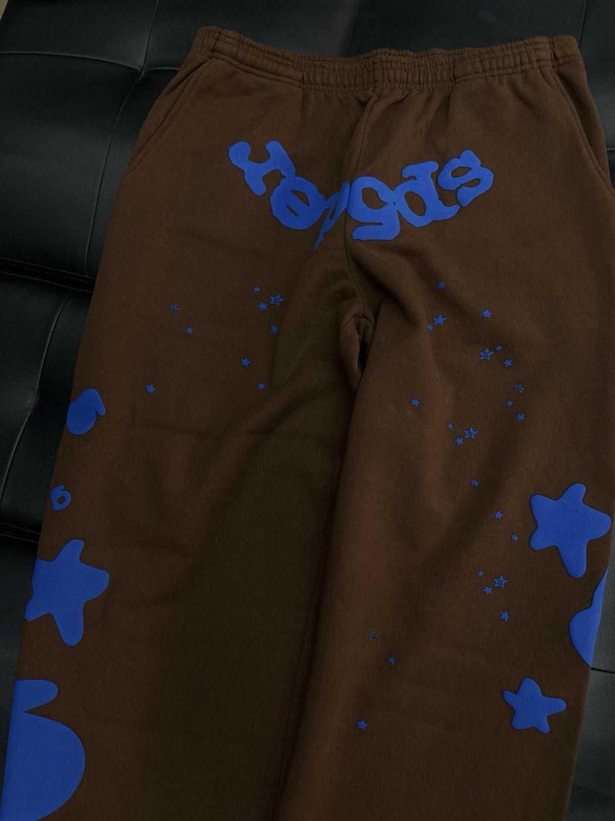 Other Size XL - Sp5der Worldwide Brown/Blue Sweats Authentic Size US 40 / EU 56 - 4 Thumbnail