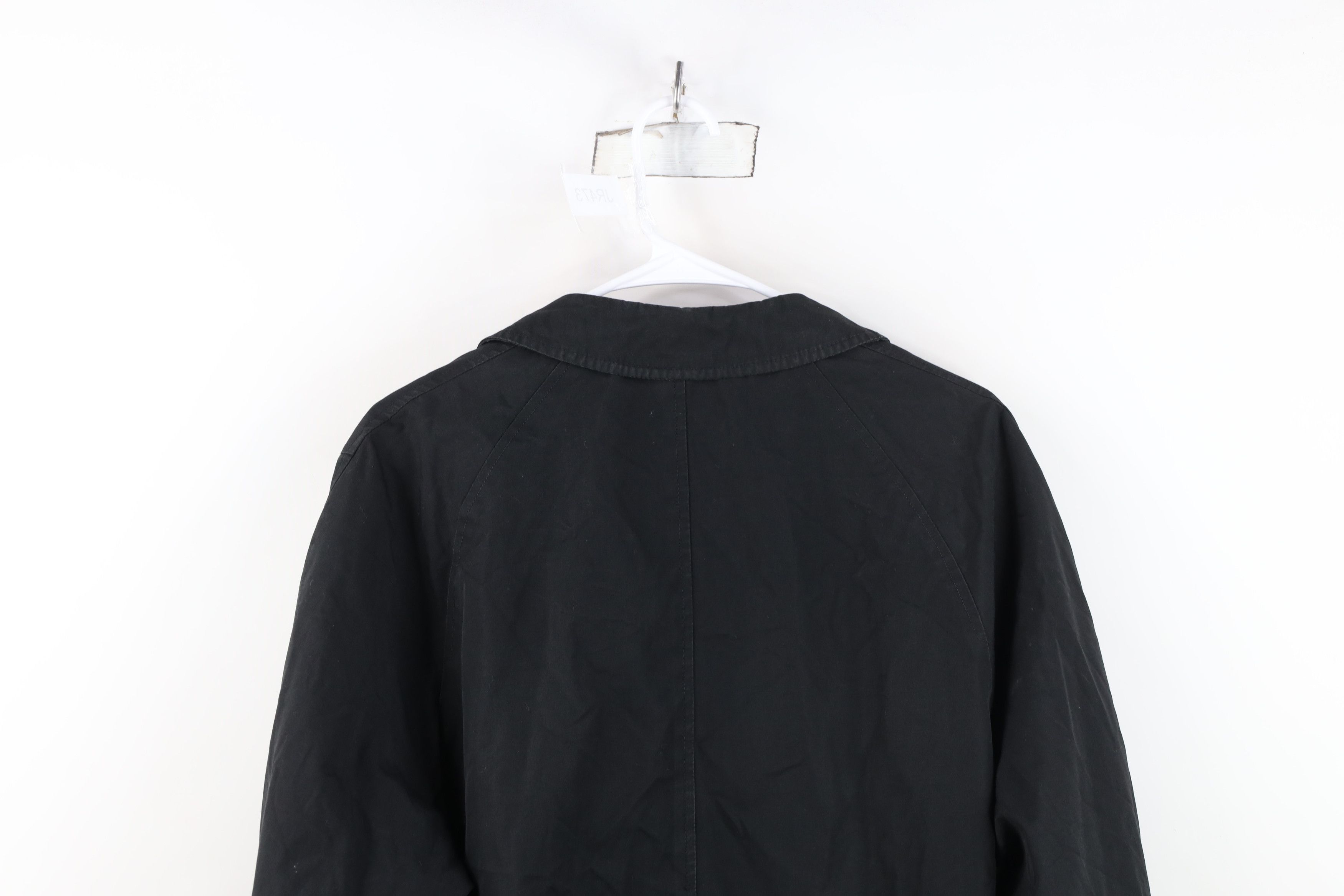 Vintage Vintage 50s 60s Streetwear Trench Coat Rain Jacket Black USA Size US L / EU 52-54 / 3 - 16 Thumbnail