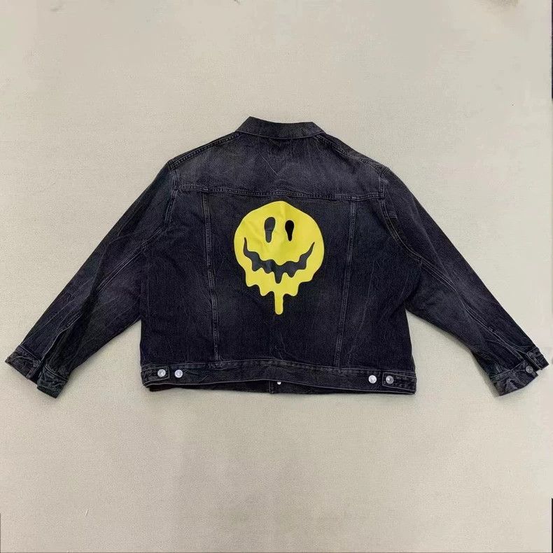 Balenciaga Balenciaga Smiling denim jacket Size US M / EU 48-50 / 2 - 1 Thumbnail