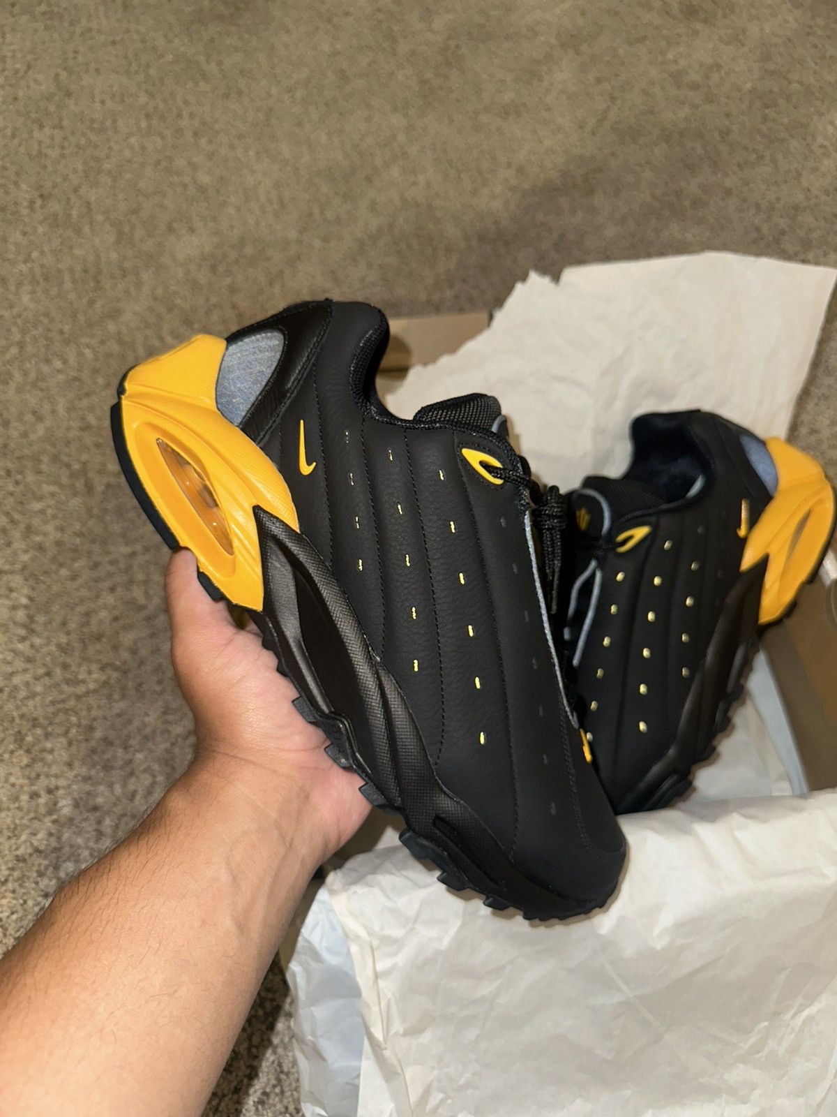 NOCTA Drake x Nike “Nocta Hot Step” (Blk/Yellow) Size US 9.5 / EU 42-43 - 1 Thumbnail