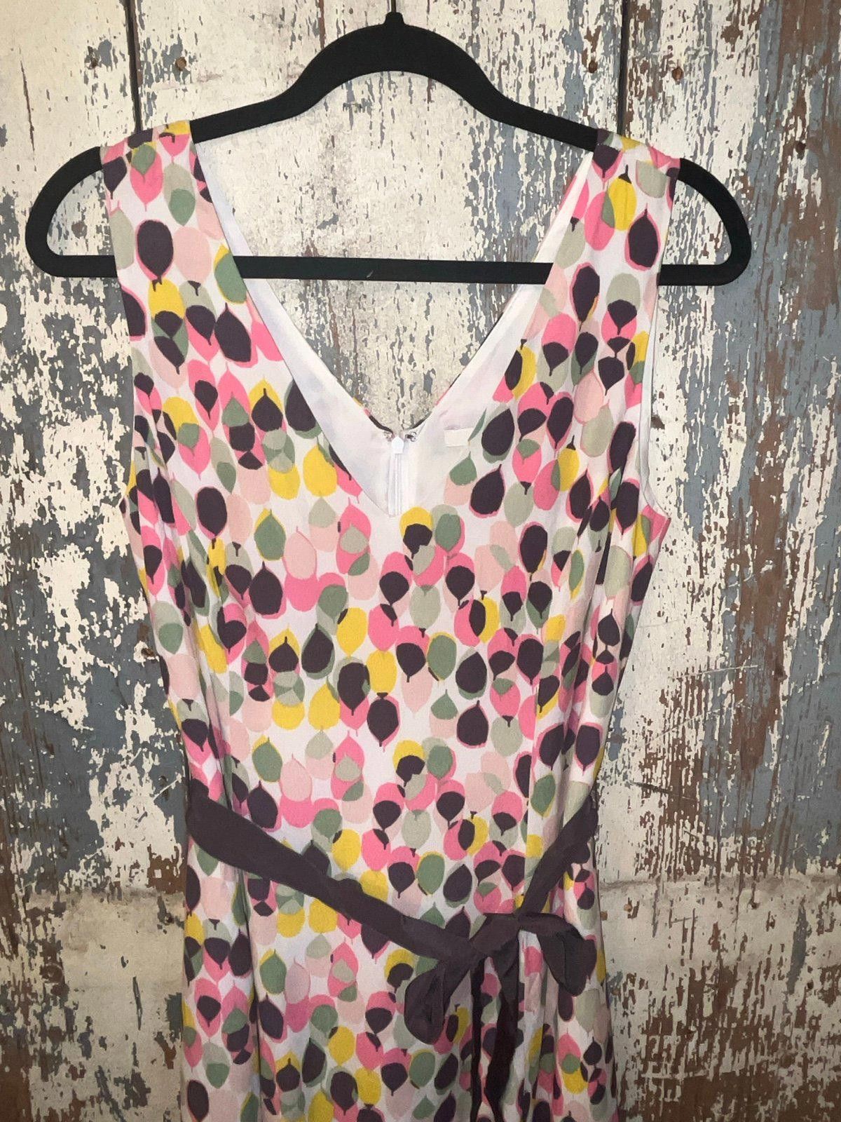 Boden Boden sleeveless dress size 8L V-neck geometric Size M / US 6-8 / IT 42-44 - 2 Thumbnail