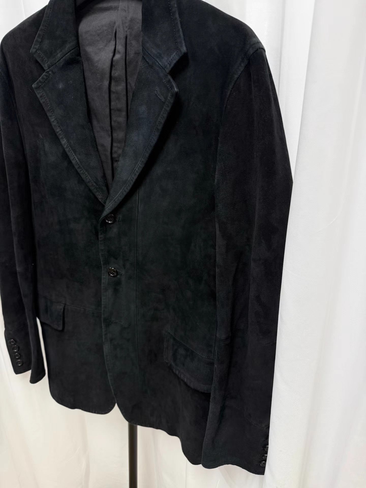 Yohji Yamamoto Yohji Yamamoto Y's for men Suede Leather Suit Jacket K20 Size US L / EU 52-54 / 3 - 3 Thumbnail