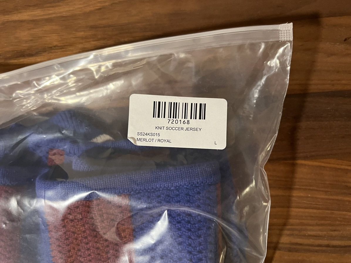 Aime Leon Dore Aime Leon Dore Knit Soccer Jersey Sweater Merlot/Royal Size US L / EU 52-54 / 3 - 10 Thumbnail