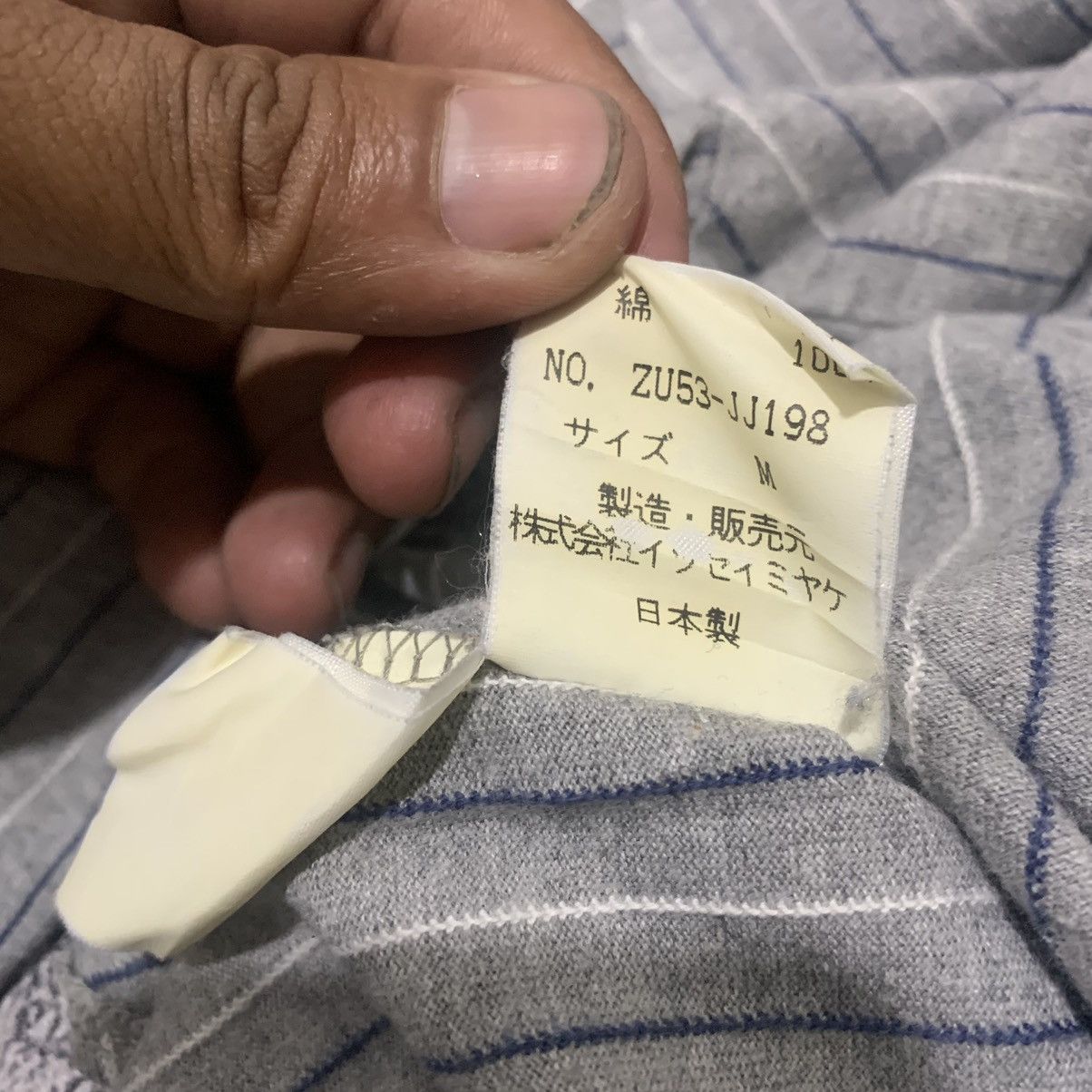 Button ups Cabane de zucca X japanese brand issey miyake