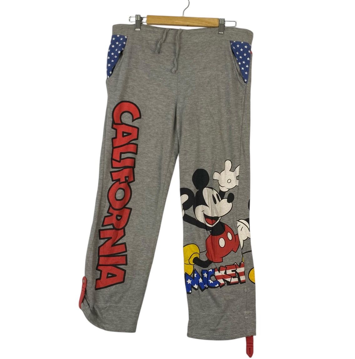 Disney × Vintage Vintage Disney Mickey mouse Minnie mouse jogger pants Size 37" - 1 Thumbnail