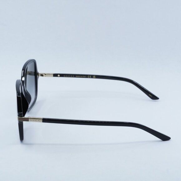 Gucci Gucci GG1449S 001 Sunglasses Black Square Frame, Grey Lenses Size ONE SIZE - 8 Thumbnail