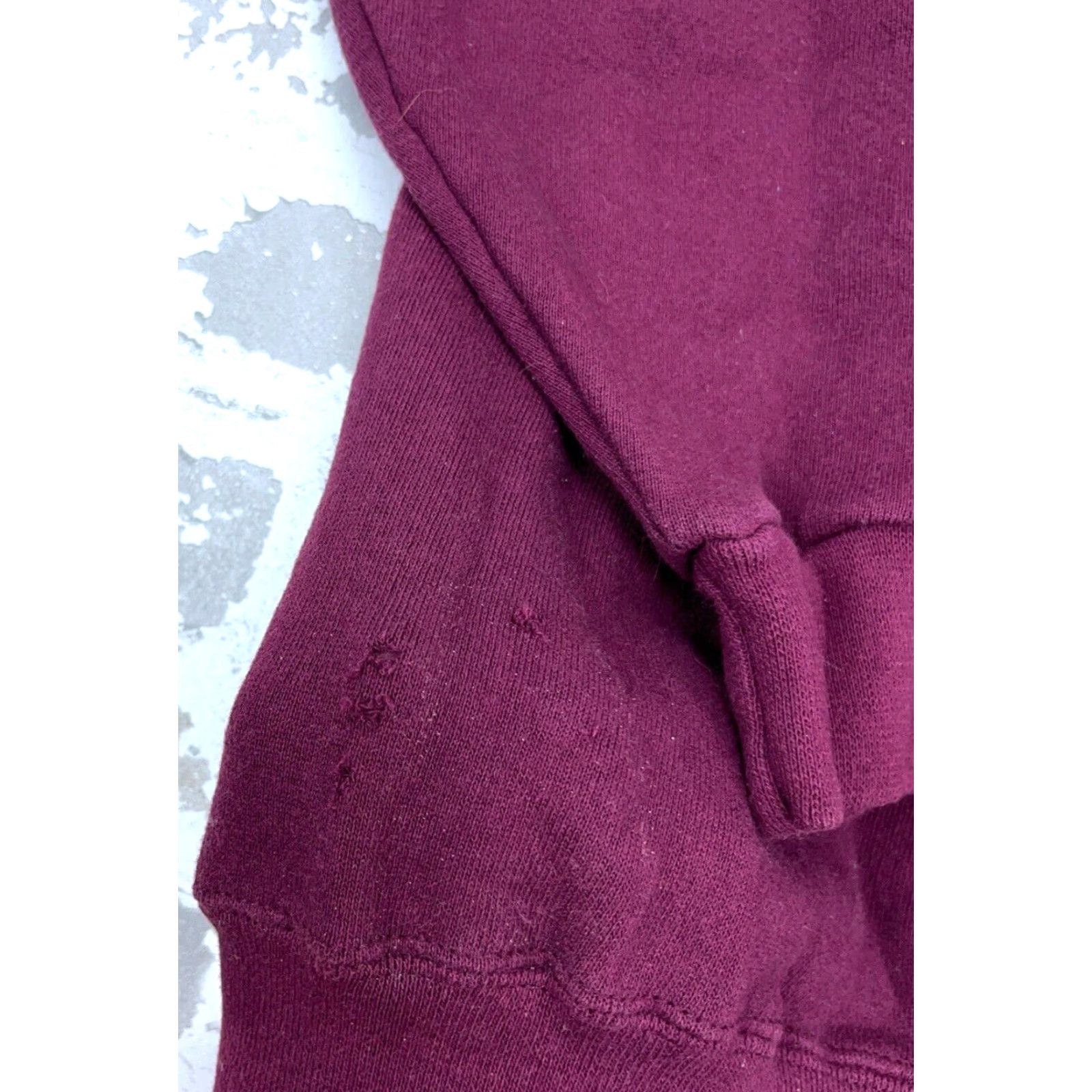 Adidas VINTAGE adidas Sweatshirt Men Large Maroon Crew Neck Sweater USA 90s Y2K Sewn * Size US L / EU 52-54 / 3 - 6 Thumbnail