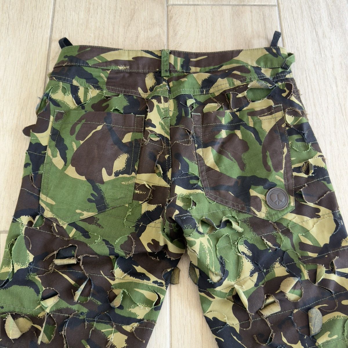 Griffin Blade Cut Distressed British Camo Pants Size US 30 / EU 46 - 5 Thumbnail