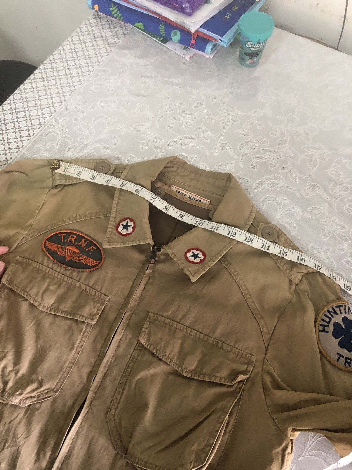 Vintage Vintage Kriff Mayer Hunting Jacket With Leather Size US M / EU 48-50 / 2 - 18 Thumbnail
